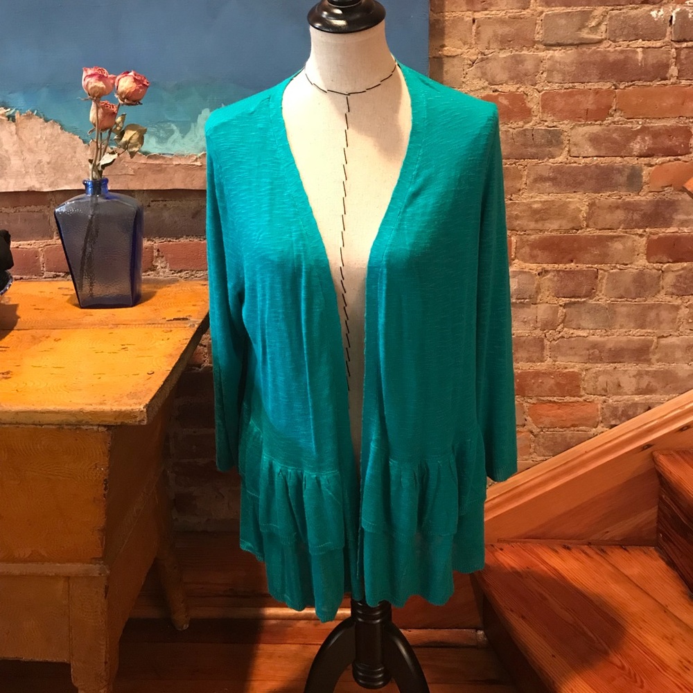 NWT Christopher & Banks 3/4 Sleeve Cardigan